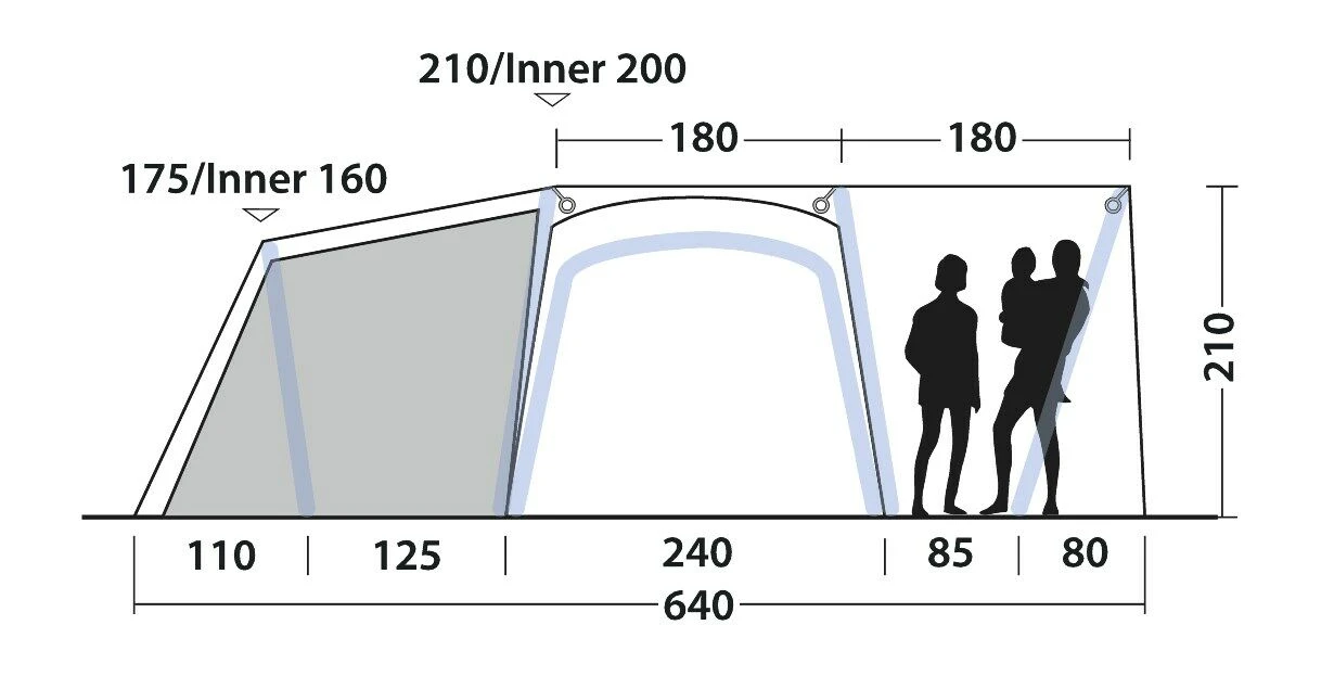 Outwell Oakdale 5PA Tent (2023) - Image 4