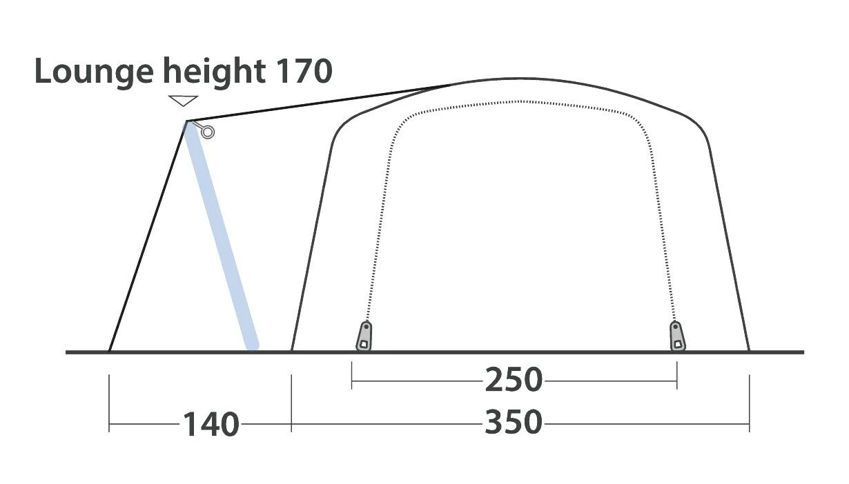 Outwell Mountain Lake 5ATC Tent (2022) - Image 5