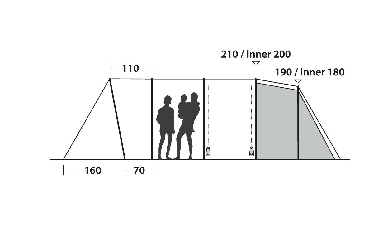 Easy Camp Palmdale 600 Lux Tent - Image 9