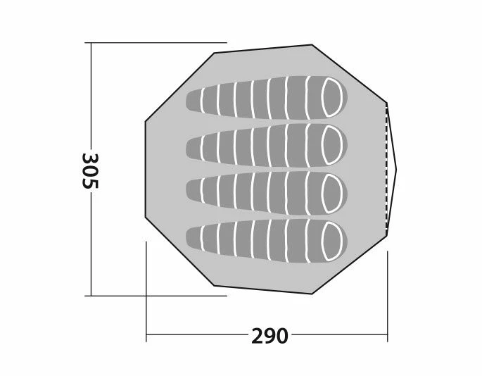 Robens Klondike S Tipi Tent (2022) - Image 2