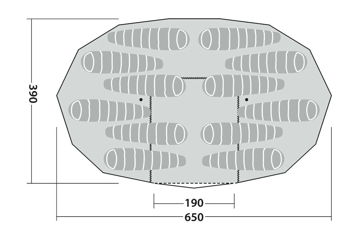 Outwell Robens Klondike Twin Tipi Tent (2023) - Image 7