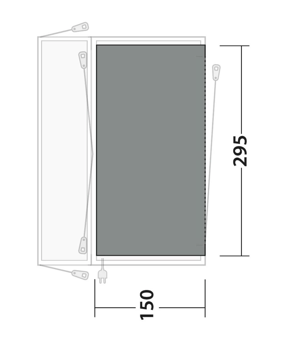 Outwell Lakecrest Flat Woven Carpet - Image 2