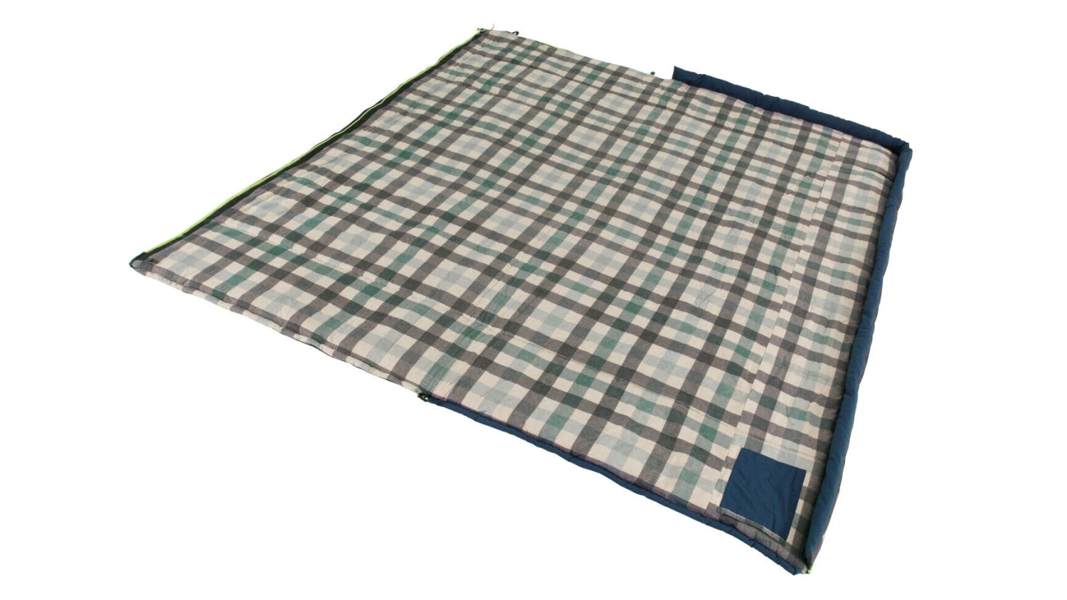 Outwell Camper Lux "L" Sleeping Bag Deep Blue (2023) - Image 4