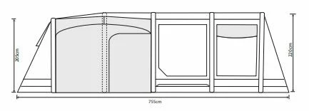 Outdoor Revolution Airedale 7.0SE Tent Bundle (2023) - Image 2