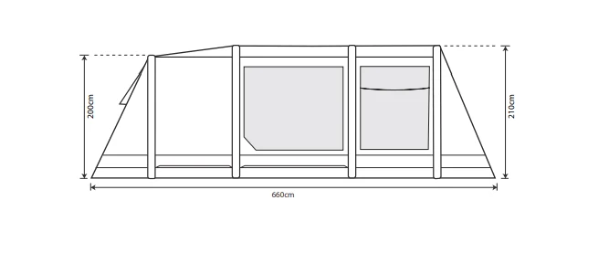 Outdoor Revolution Airedale 5.0s Tent (2022) - Image 4