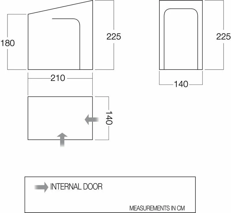 Vango Caravan Awning Bedroom (BR002) - Image 2