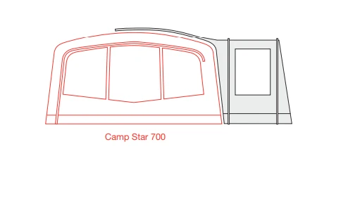 Outdoor Revolution Camp Star Side Porch (500xl, 600, 700) (2022) - Image 3