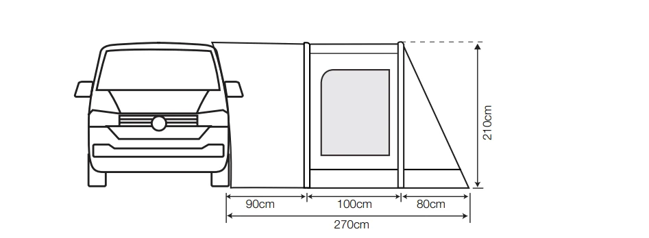 Outdoor Revolution Cayman Cona Air Driveaway Awning Low (2022) - Image 4