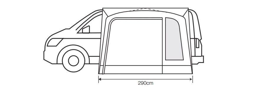 Outdoor Revolution Cayman Cona Air Driveaway Awning Low (2022) - Image 5