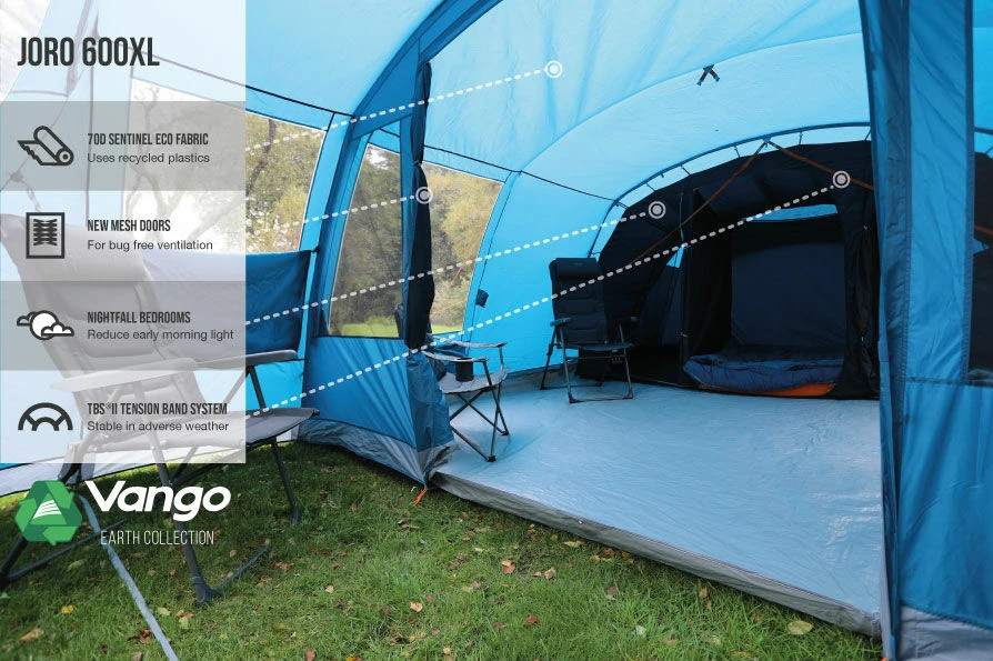 Vango Joro Poled 600XL Tent (2022) - Image 8