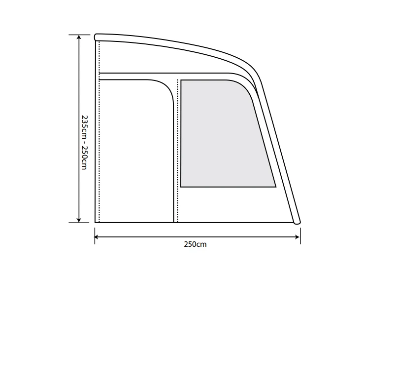 Outdoor Revolution Eden Air 390 Caravan Awning (2022) - Image 5