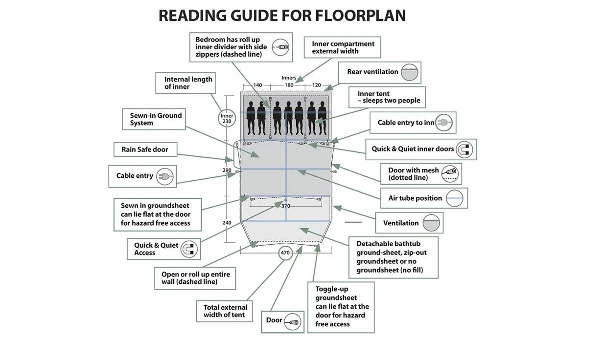 Outwell Parkdale 6PA Tent (2023) - Image 5