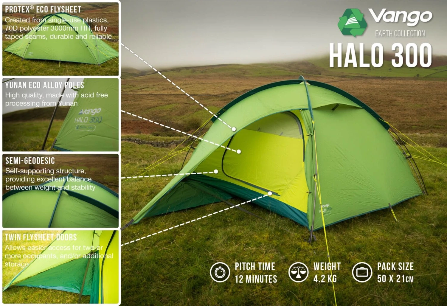 Vango Halo 300 Tent (2022) - Image 4