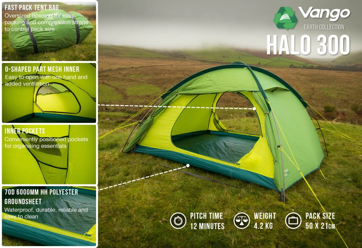 Vango Halo 300 Tent (2022) - Image 5