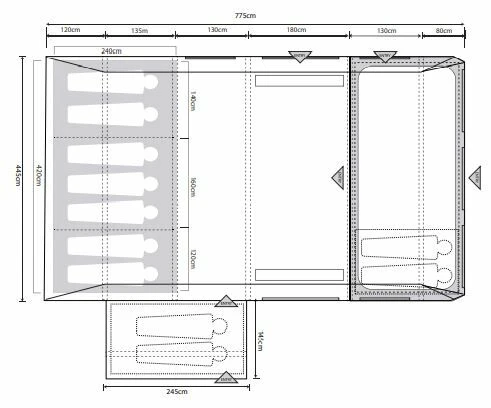 Outdoor Revolution Kalahari PC 7.0SE Tent Bundle (2023) - Image 7