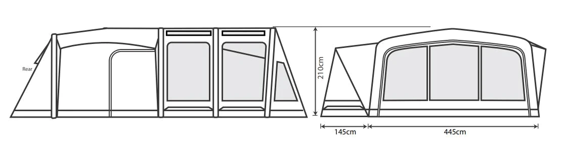 Outdoor Revolution Kalahari PC 7.0 Tent (2022) - Image 3