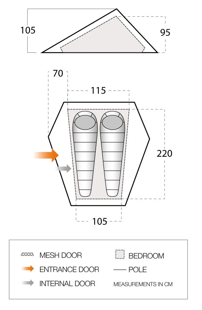 Vango Heddon 200 Tent (2022) - Image 2