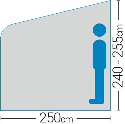 Westfield Vega 330 Performance Air Porch Awning (240 - 255cm) - Image 3